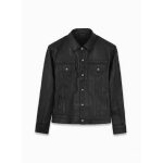Leather & Rexine Mens Trucker Jacket